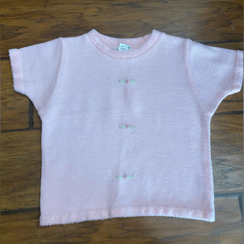 Pink Girls Summer Sweater Size 5